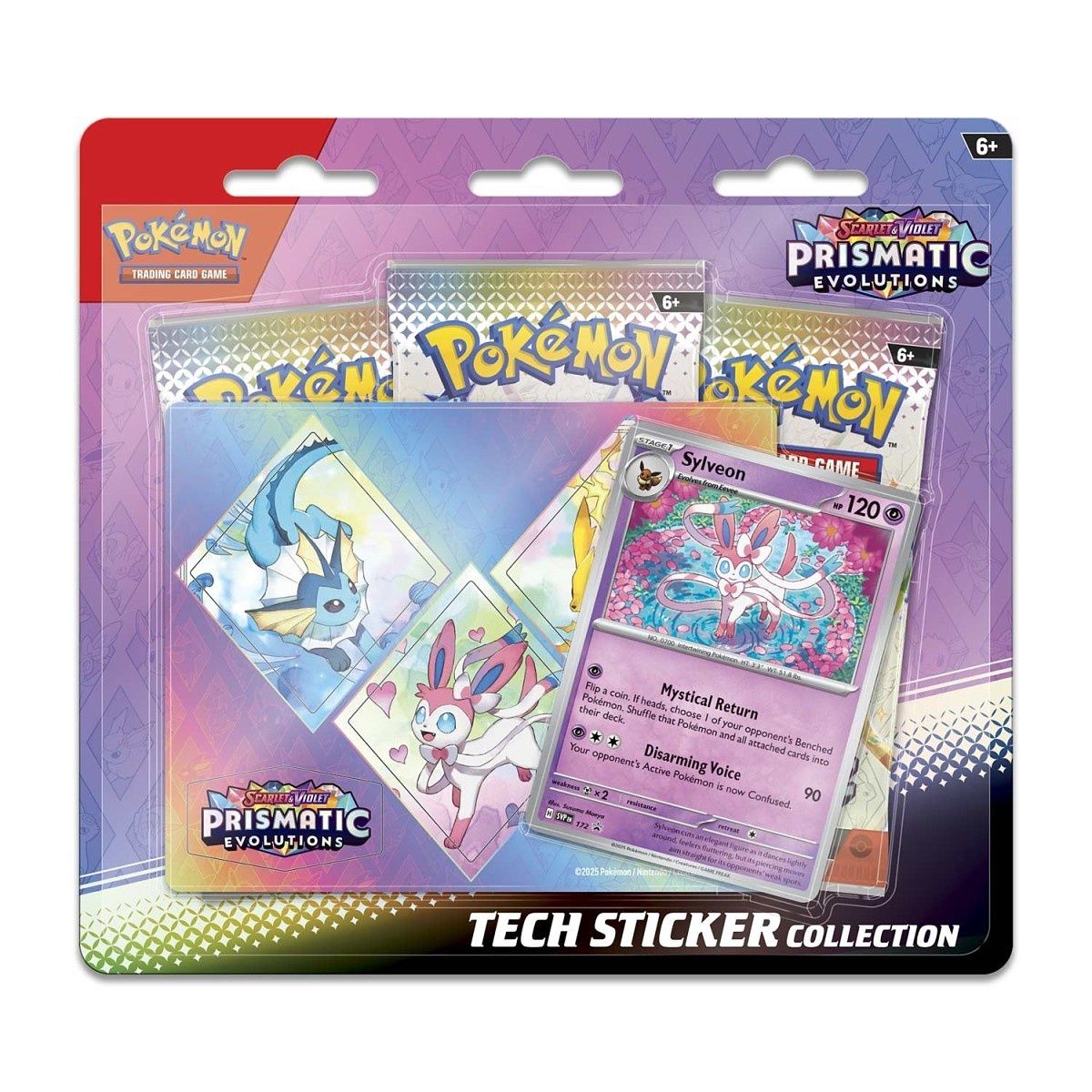 Pokemon Prismatic Evolutions Tech Sticker Collection (Sylveon)
