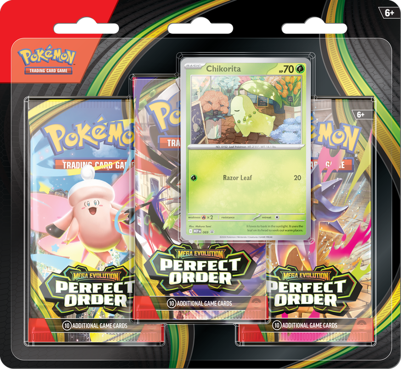 Pokemon Perfect Order 3 Pack Blister