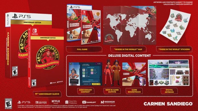 Carmen Sandiego 40th Anniversary Edition - NSW