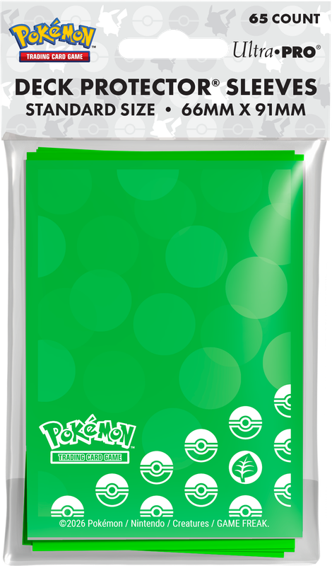 Ultra-Pro D-PRO Pokemon Energy Grass Type 65CT Sleeves