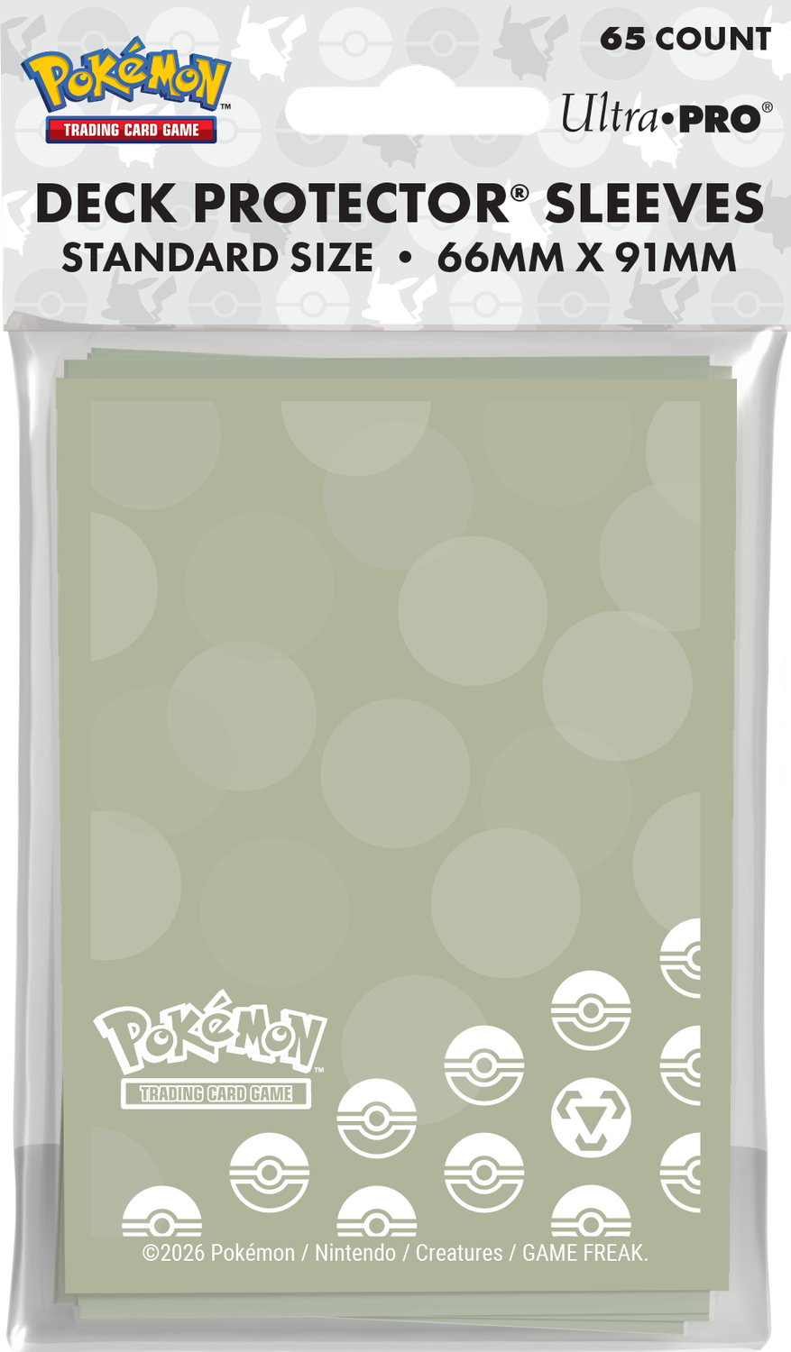 Ultra-Pro D-PRO Pokemon Energy Metal Type 65CT Sleeves