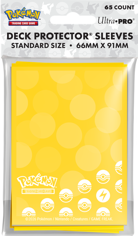 Ultra-Pro D-PRO Pokemon Energy Lightning Type 65CT Sleeves