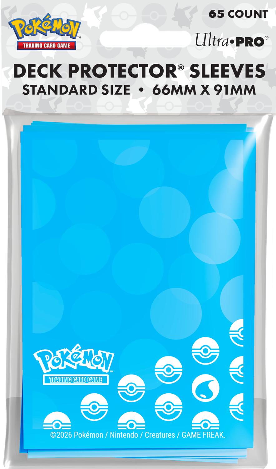 Ultra-Pro D-PRO Pokemon Energy Water Type 65CT Sleeves