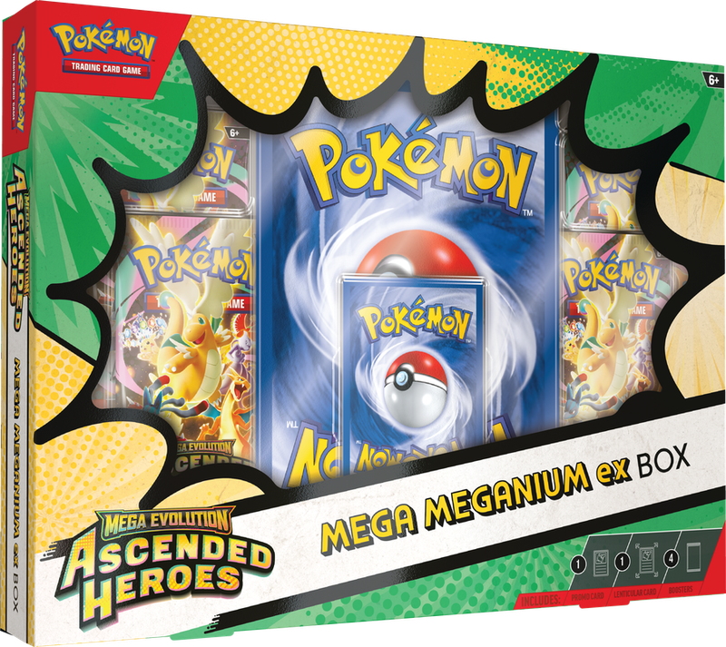 Pokemon Ascended Heroes Mega Meganium EX Box