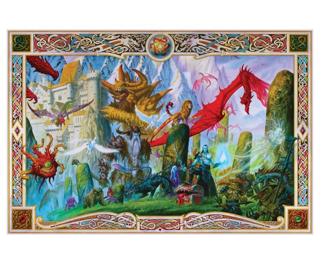 Dungeon Denizens Mythical Monster Puzzle 1000 Piece