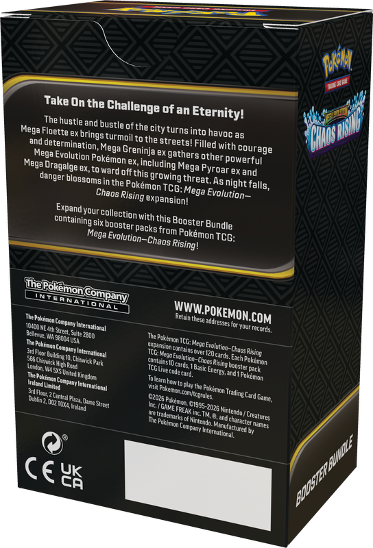 Pokemon Chaos Rising Booster Bundle