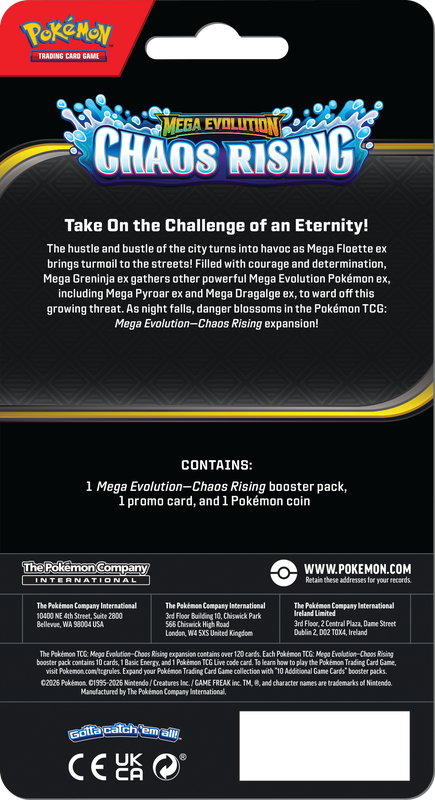Pokemon Chaos Rising Checklane Blister Pack