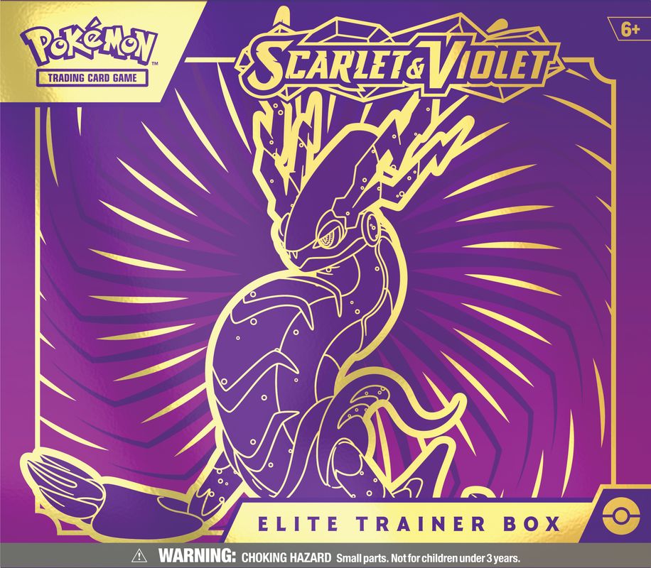 Pokemon Scarlet and Violet Elite Trainer Box (Miraidon)
