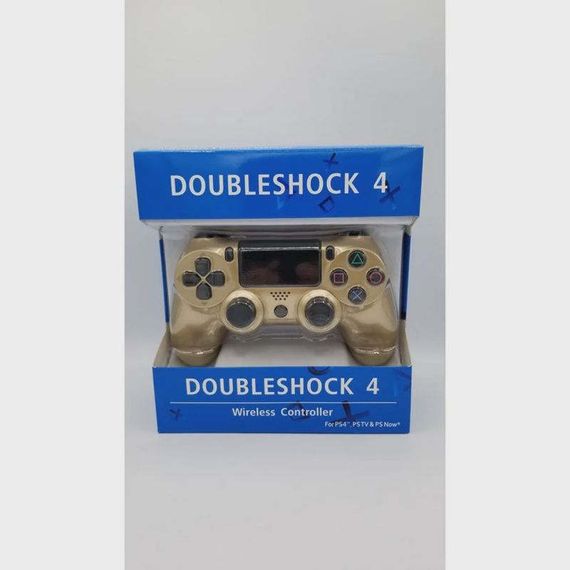DoubleShock 4 Gold/White Controller - PS4