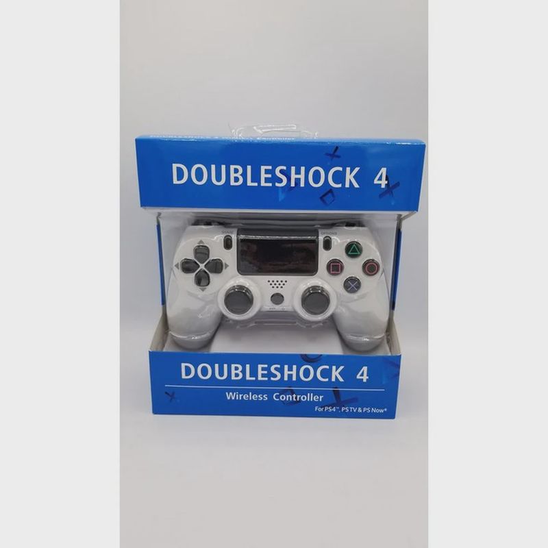 DoubleShock 4 White/Grey Controller - PS4