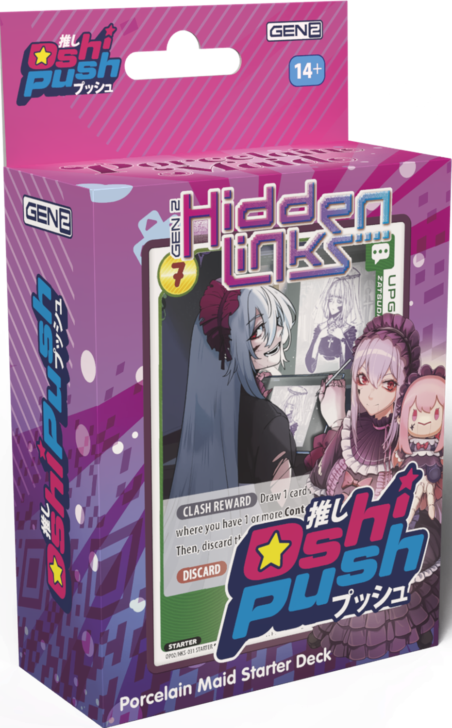 Oshi Push VTuber CG Gen 2 Hidden Links Starter Deck (Porcelain Maid)