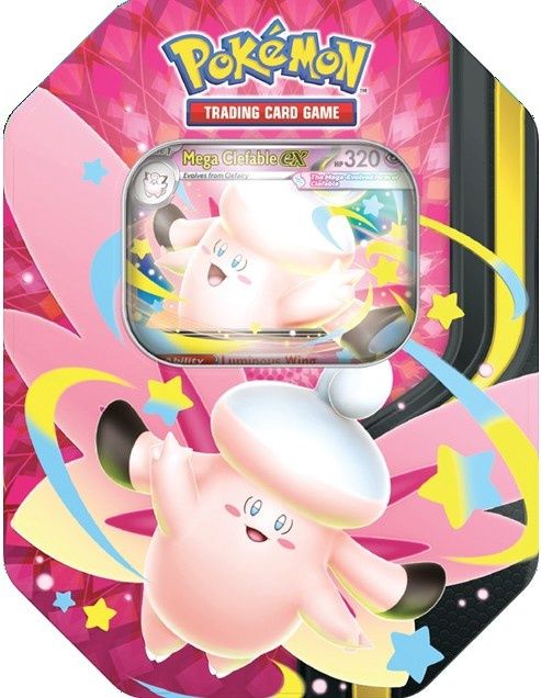 Pokemon Mega Moonlit Tin (Mega Clefable EX)