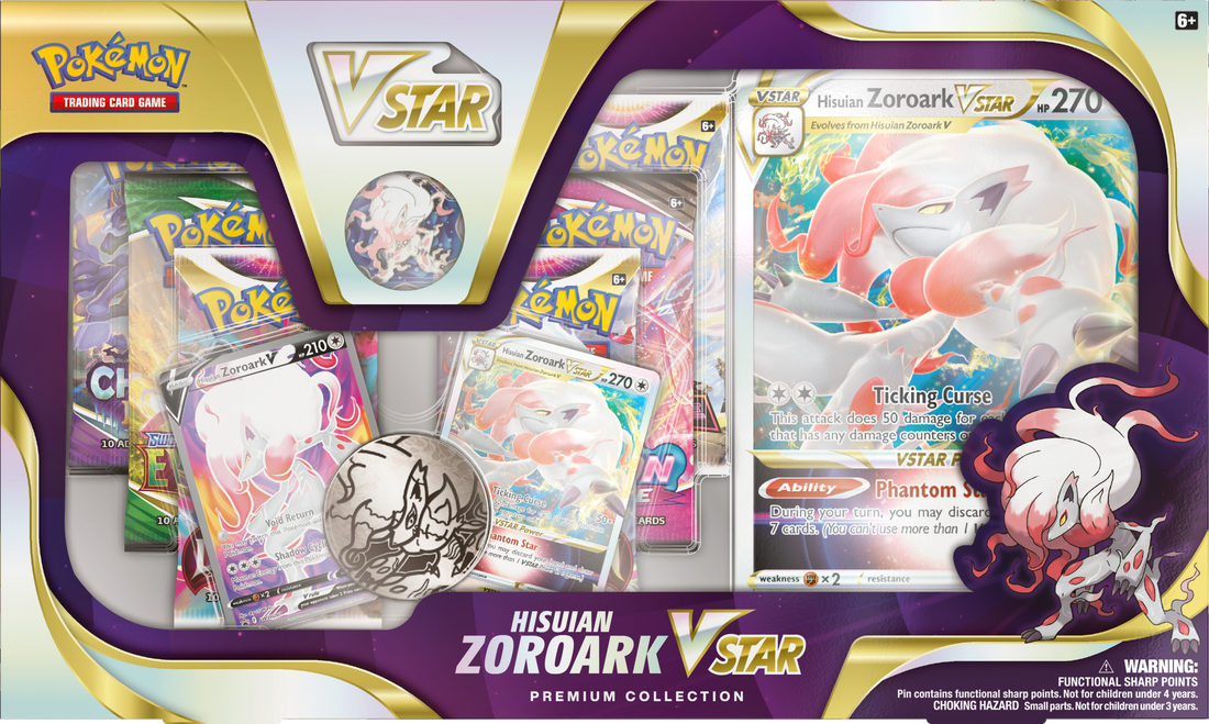 Pokemon Hisuian Zoroark VStar Premium Collection