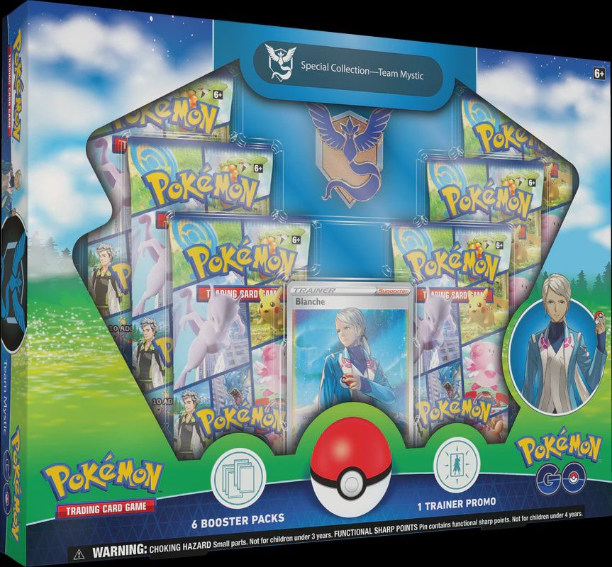 Pokemon Go Special Teams Collection Box (Team Mystic)