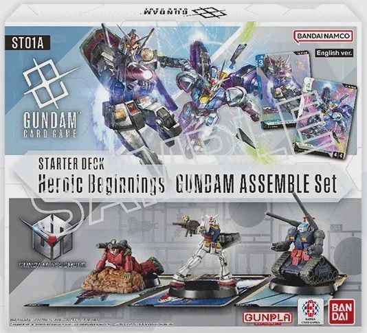Gundam CG ST-01A Heroic Beginnings Starter Deck Gundam Assemble