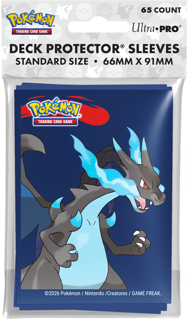 Ultra-Pro D-PRO Pokemon Mega Charizard X Sleeves 65CT