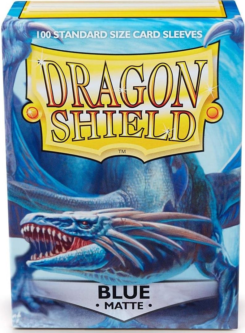 Dragon Shield Sleeves Matte Blue 100CT
