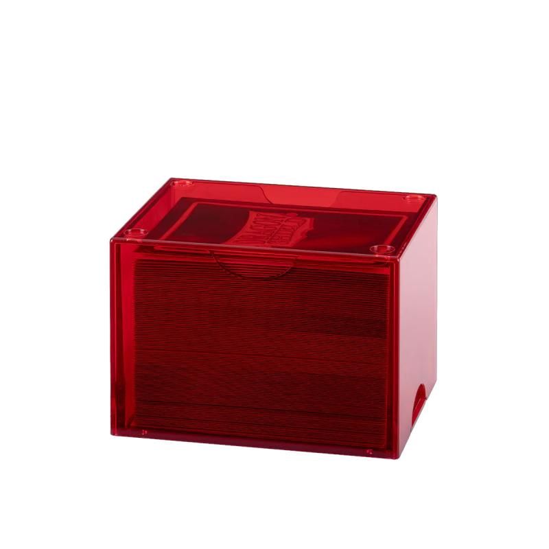 Dragon Shield Strong Box 100+ Deck Box (Clear Red)