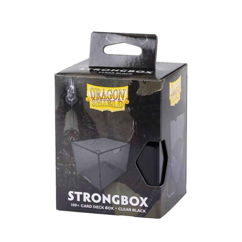 Dragon Shield Strong Box 100+ Deck Box (Clear Black)
