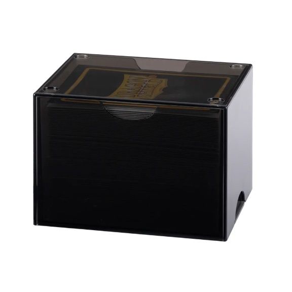 Dragon Shield Strong Box 100+ Deck Box (Clear Black)
