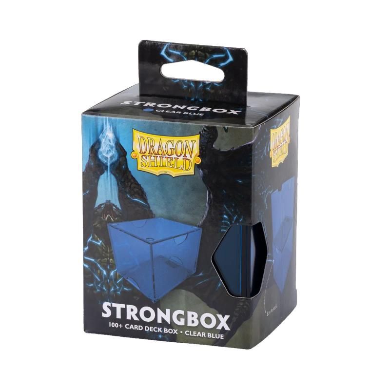 Dragon Shield Strong Box 100+ Deck Box (Clear Blue)