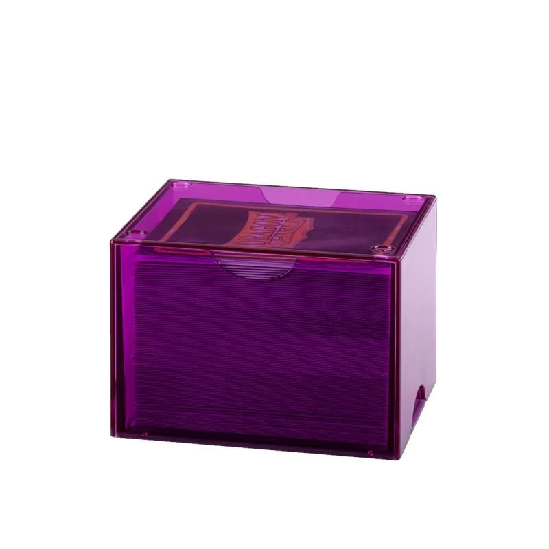 Dragon Shield Strong Box 100+ Deck Box (Clear Purple)