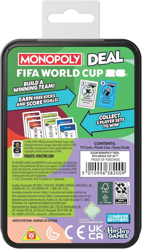 Monopoly Deal FIFA World Cup 2026 Edition