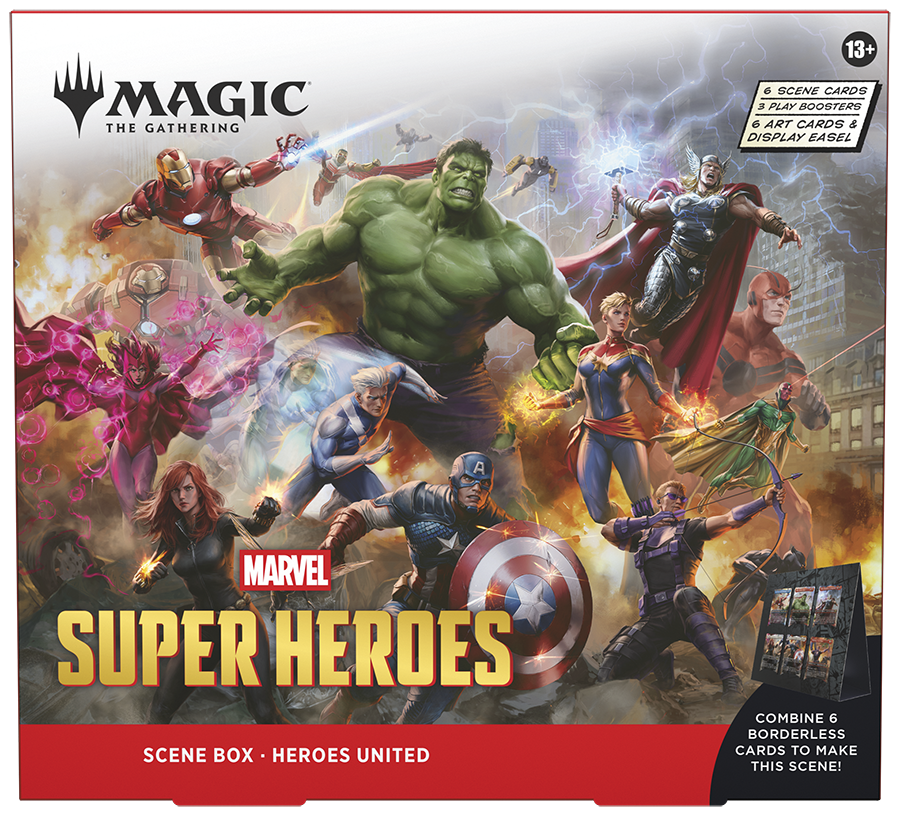 MTG Marvel Super Heroes Scene Box (Heroes United)