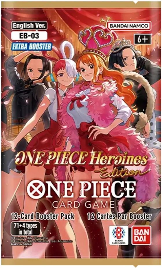 One Piece CG EB-03 Extra Booster Heroines (1 Random Pack)