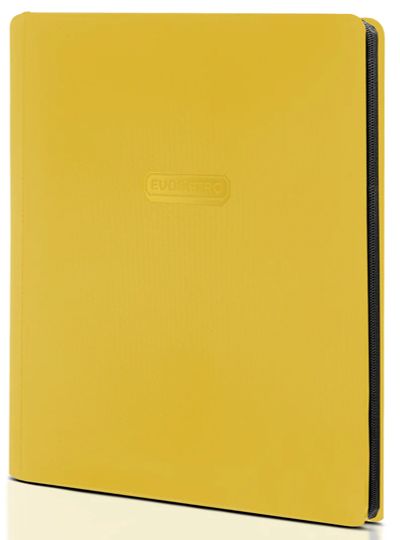 Evoretro Premium Zippered Binder 9-PKT 360 Cards Yellow