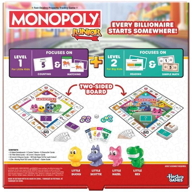 Monopoly Junior 2 Games In 1