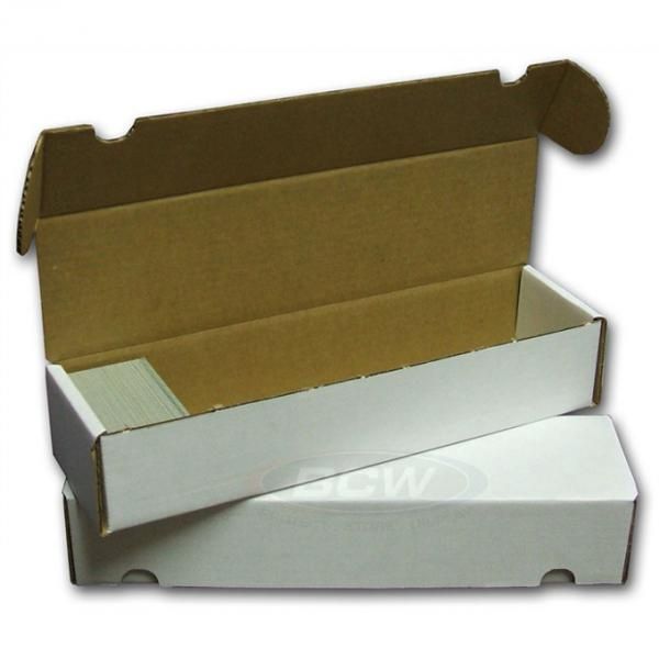 BCW 800ct Cardboard Card Box
