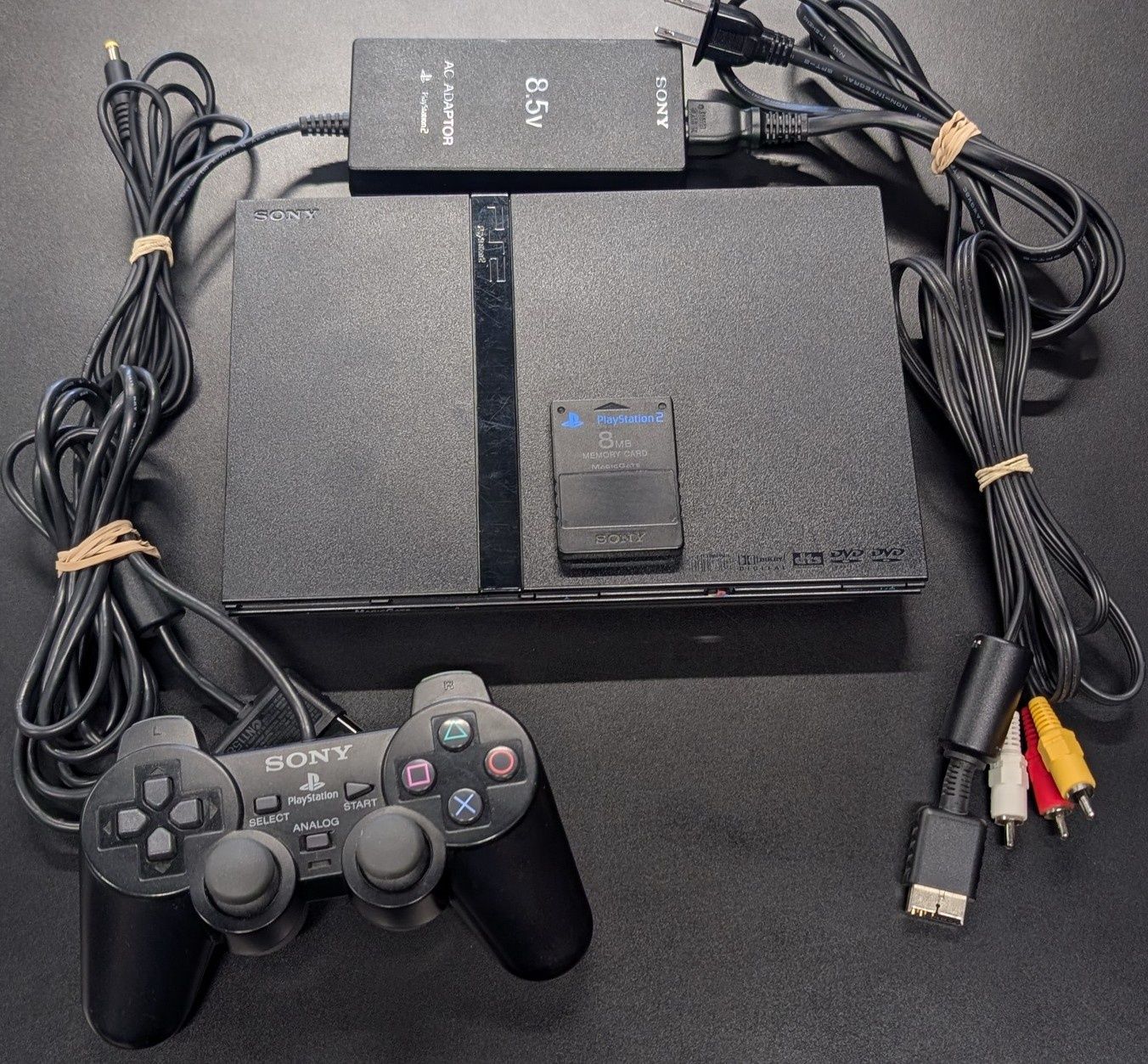 Playstation 2 Slim Console (Black)