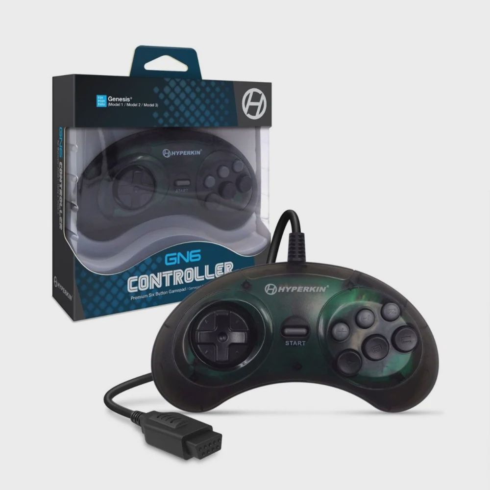 Hyperkin Sega Genesis GN6 Premium Controller (Space Black)