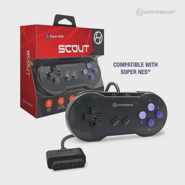 Hyperkin Scout Premium Controller for SNES (Space Black)