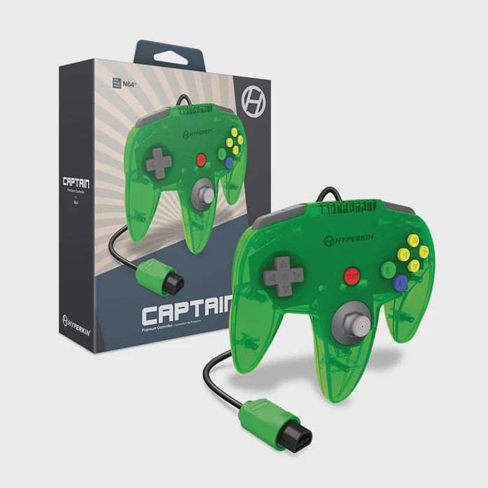 Hyperkin "Captain" Premium Controller (Lime Green) - N64