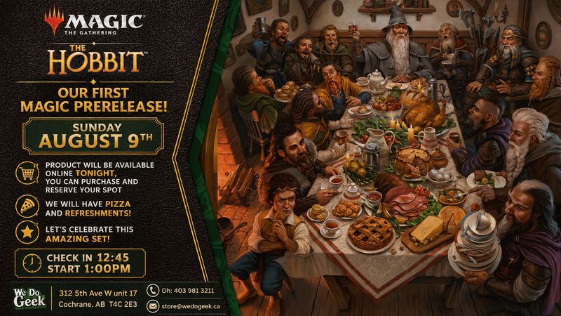 Magic The Gathering The Hobbit Prerelease Event (Aug 9th @ 1 PM)