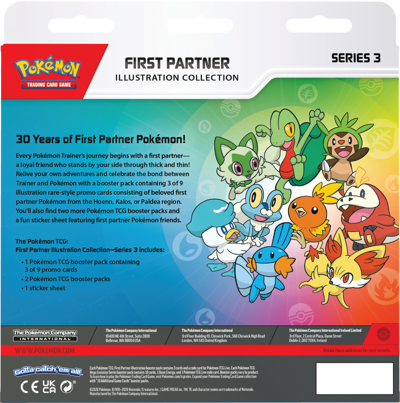 Pokemon First Partner Illustration Collection Series 3 Box