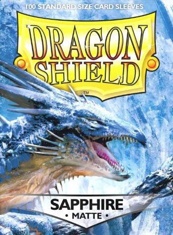 Dragon Shield Sleeves Matte Sapphire 100CT
