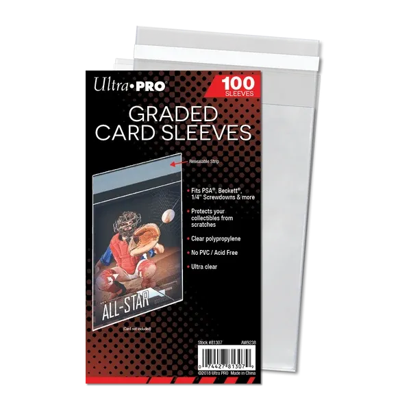 Ultra-Pro Graded Card Sleeves 100CT