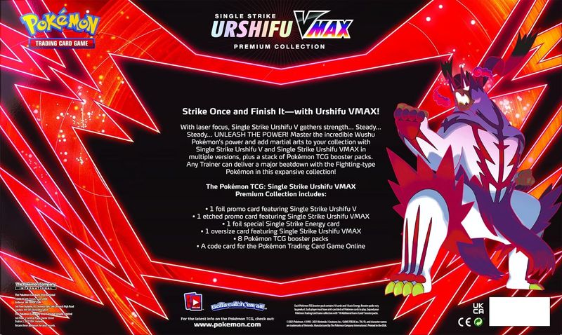 Pokémon Single Strike Urshifu VMAX Premium Collection