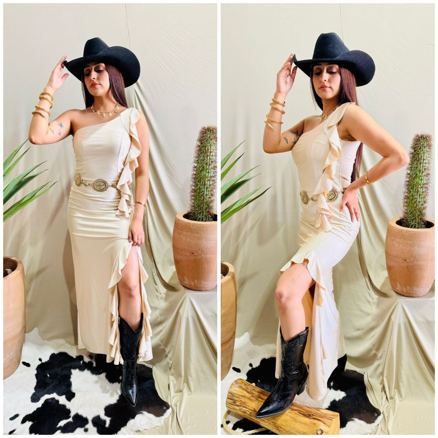 VESTIDO VAQUERO DE NOCHE