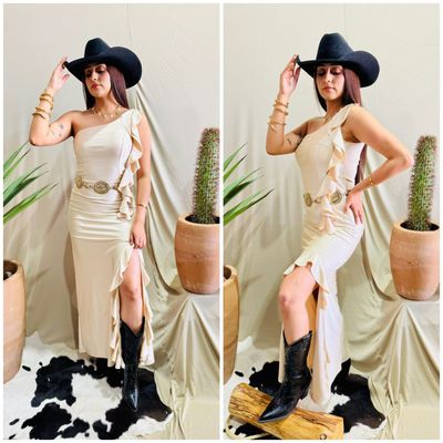 VESTIDO VAQUERO DE NOCHE
