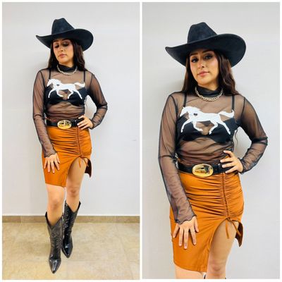 FALDA LICKA SATIN