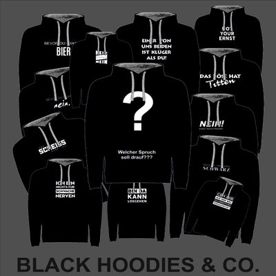 Black Hoodies &amp; Co