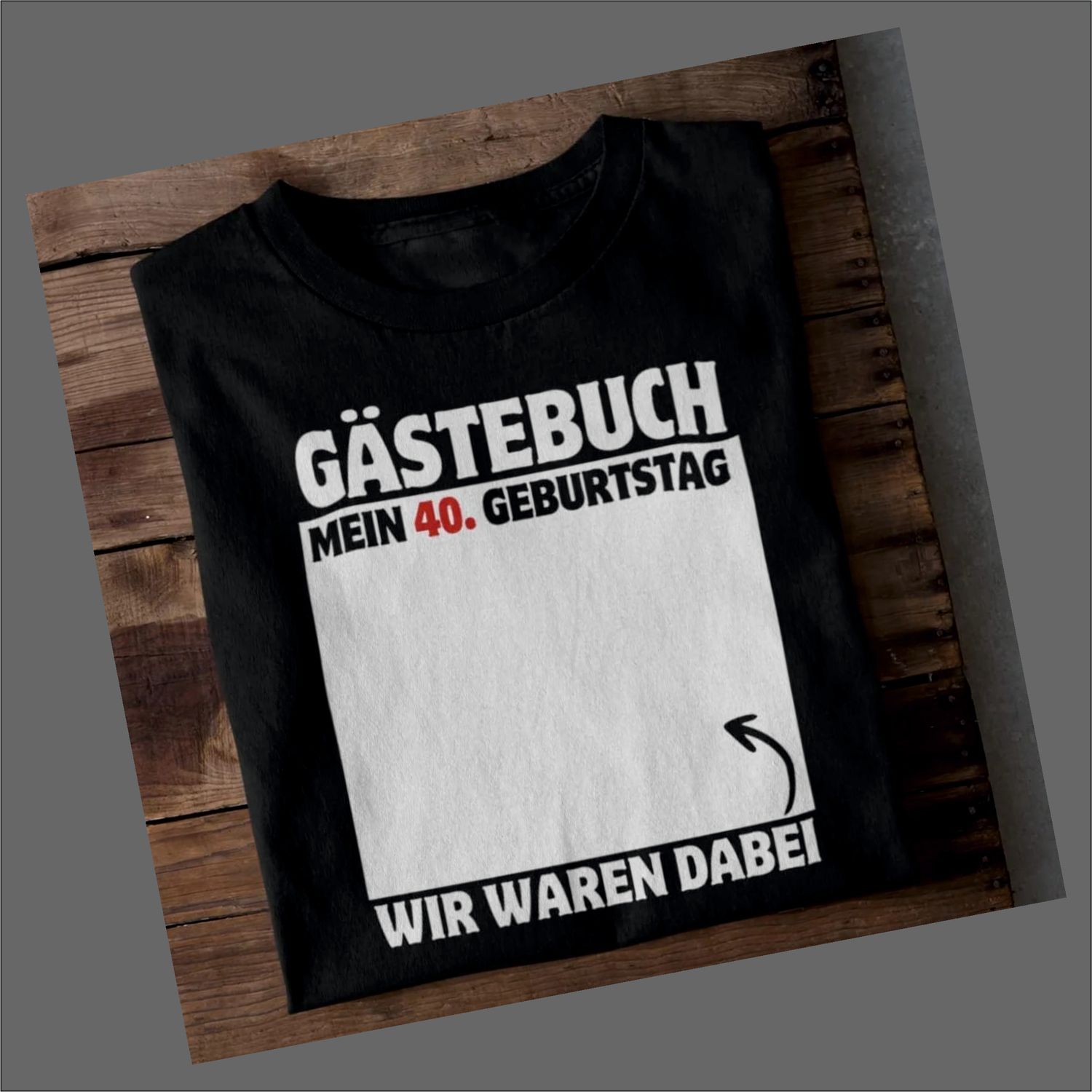 Gästebuch Shirt