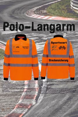 Polo Shirt Langarm für Sportwarte