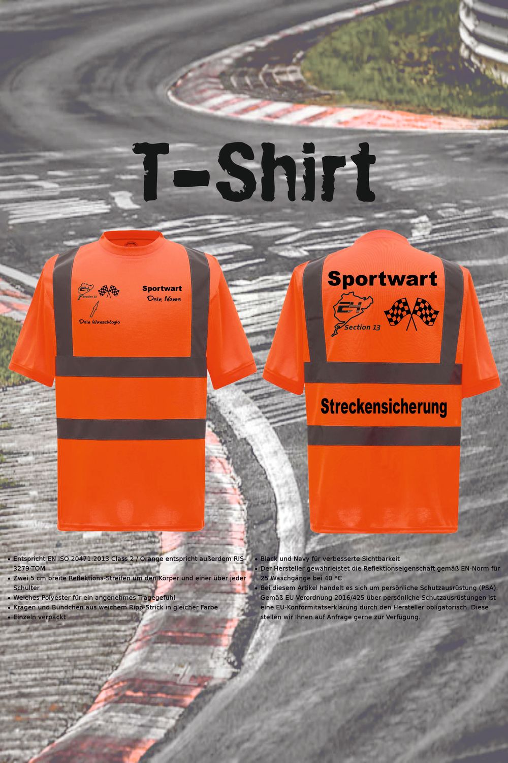 T-Shirts für Sportwarte