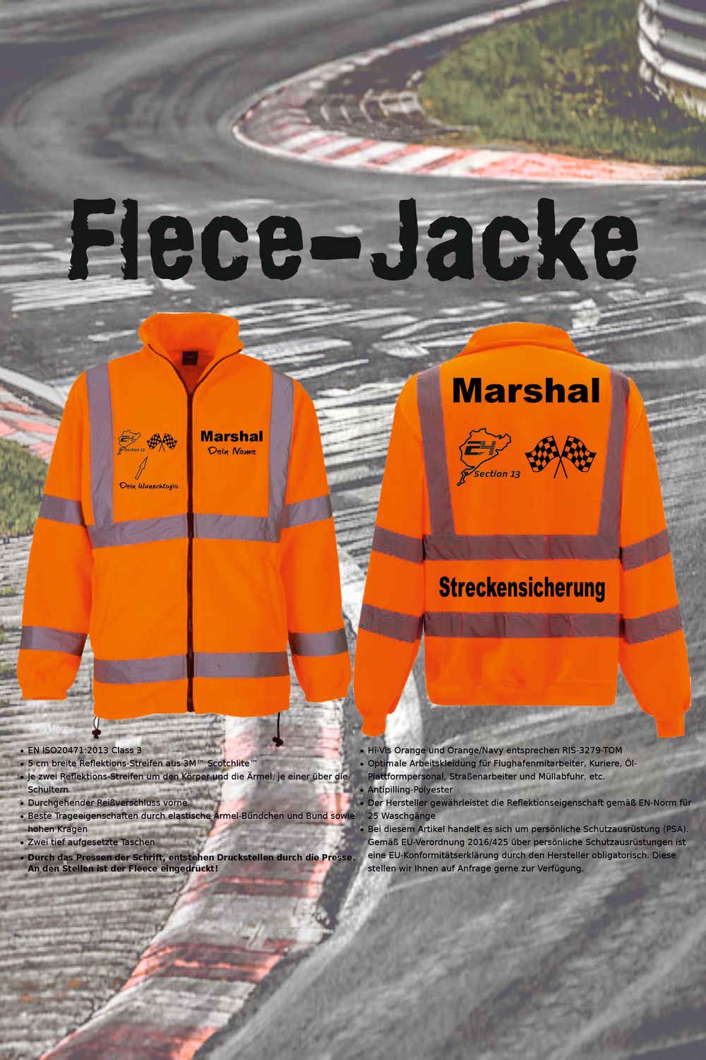Fleece Jacke für Marshal´s