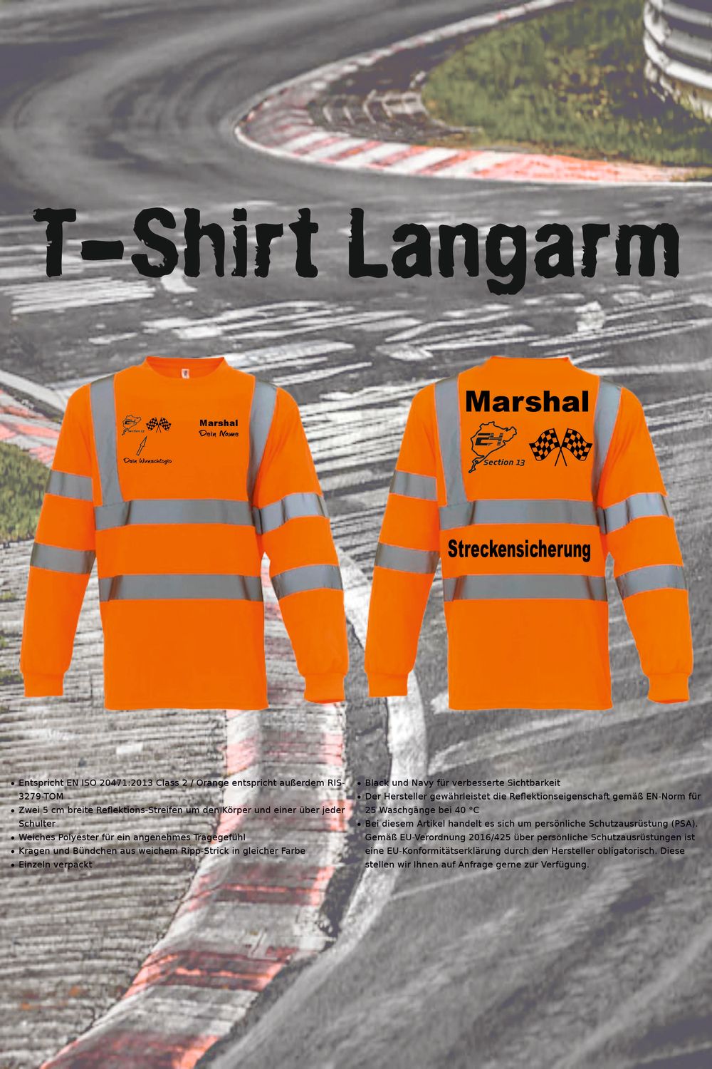 T-Shirts Langarm für Marshal´s